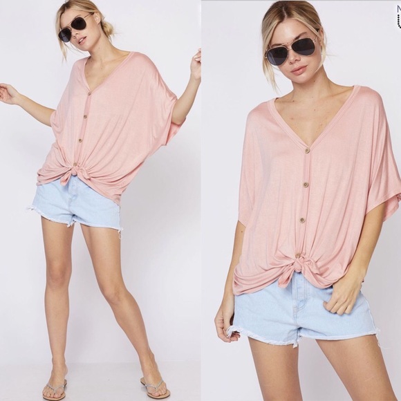 VAL Softest Button Down Top - BLACK - Picture 2 of 4